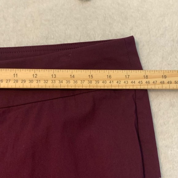 Signature Slimming by Christopher & banks Purple Rayon Nylon Stretch Pants Sz 14 - Picture 8 of 10